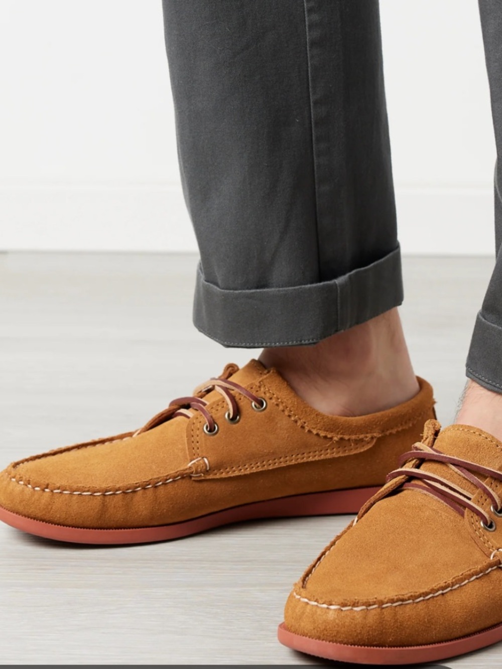 Quoddy Blucher Suede Shoes